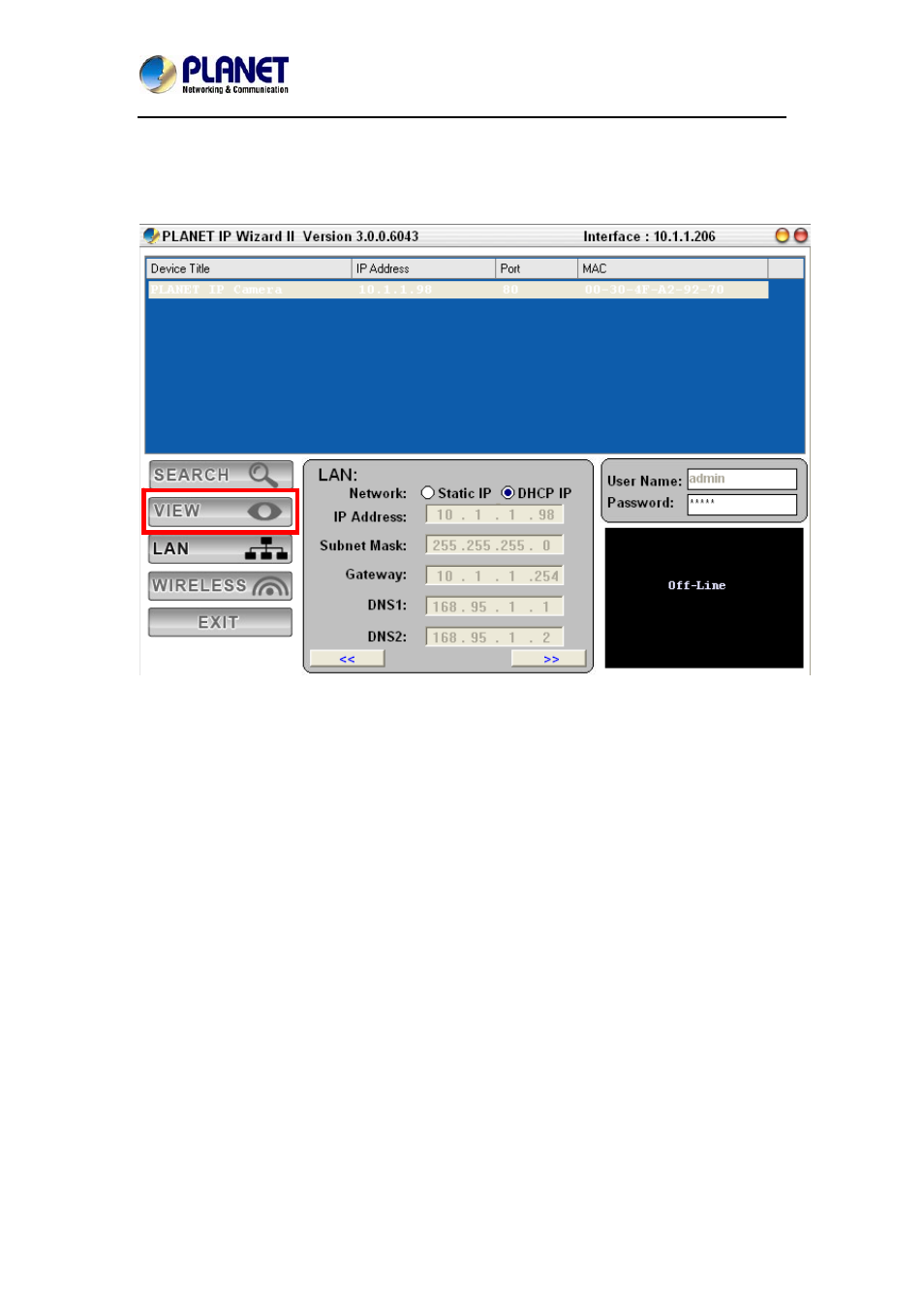 2 configuring network by planet ip wizard ii | PLANET ICA-3260 User Manual | Page 18 / 88