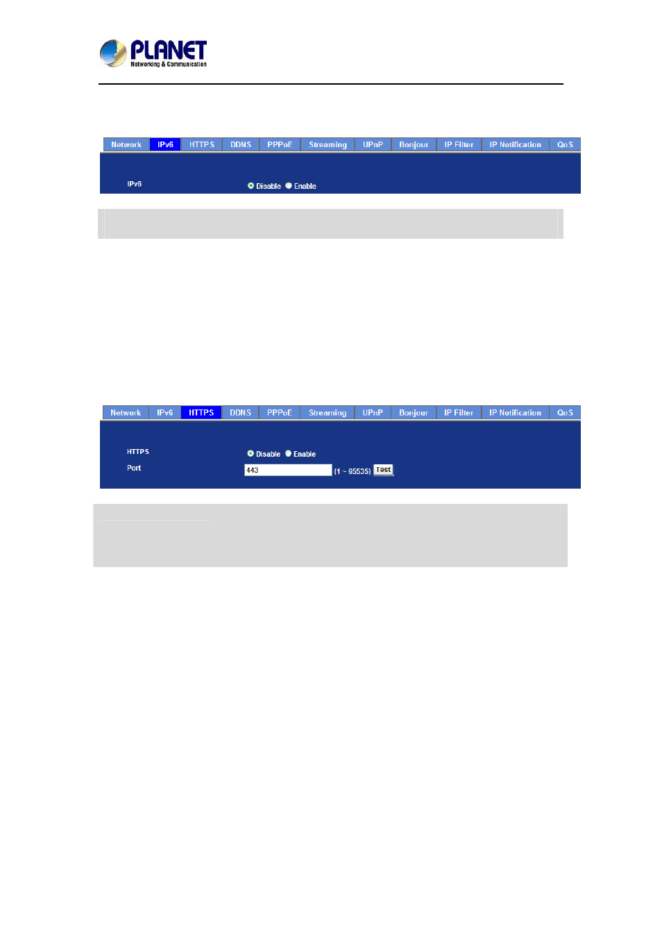 3 https, 4 ddns server, 3 https 3.5.4 ddns server | PLANET ICA-3260 User Manual | Page 37 / 88