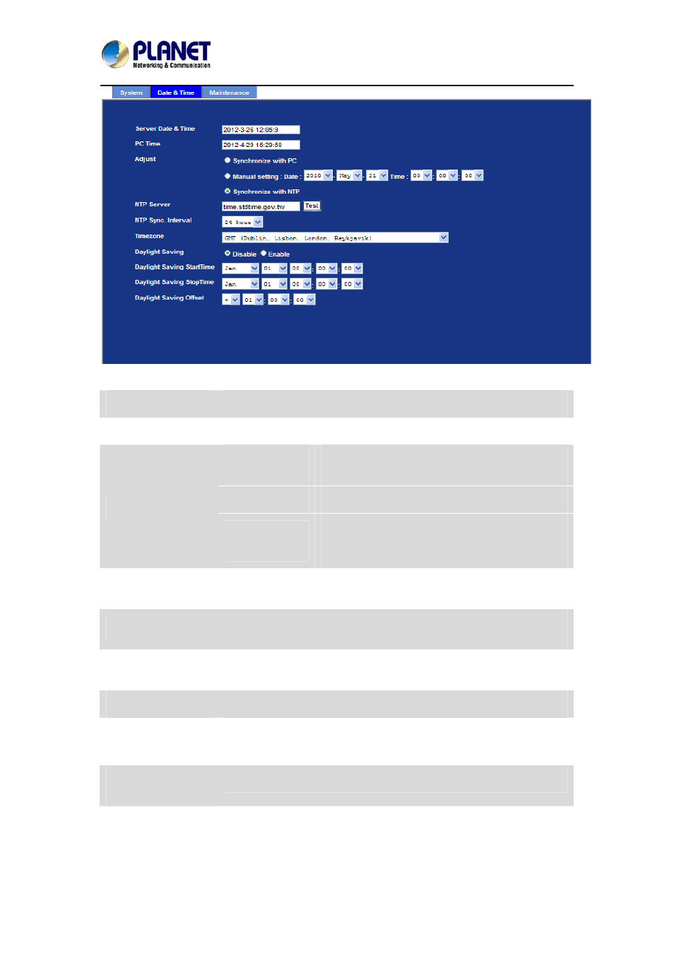 PLANET ICA-3260 User Manual | Page 50 / 88