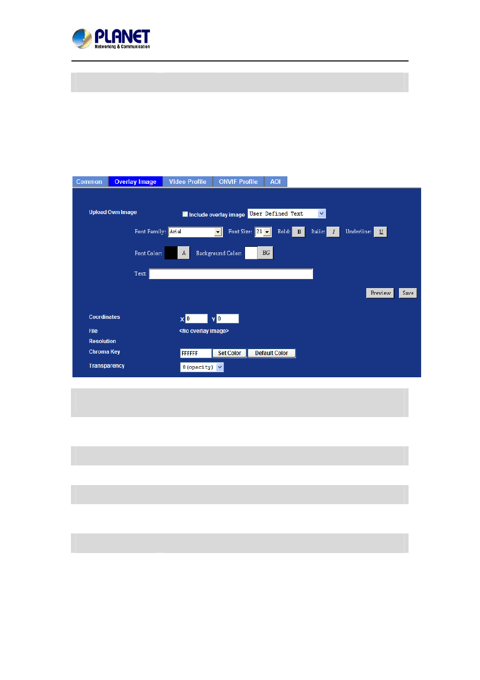 2 overlay image, 3 video profile, 2 overlay image 3.8.3 video profile | PLANET ICA-3260 User Manual | Page 53 / 88