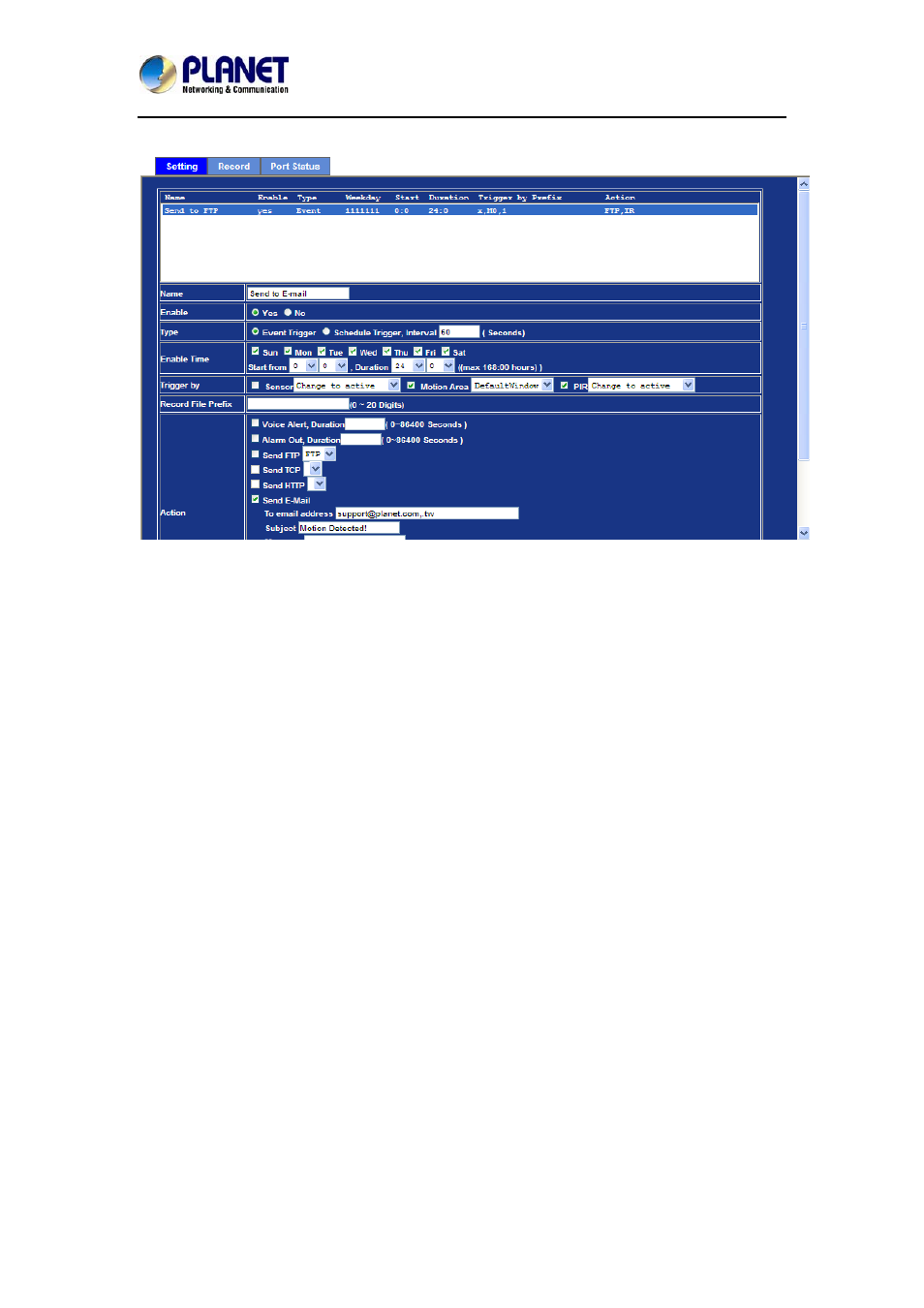 PLANET ICA-3260 User Manual | Page 74 / 88