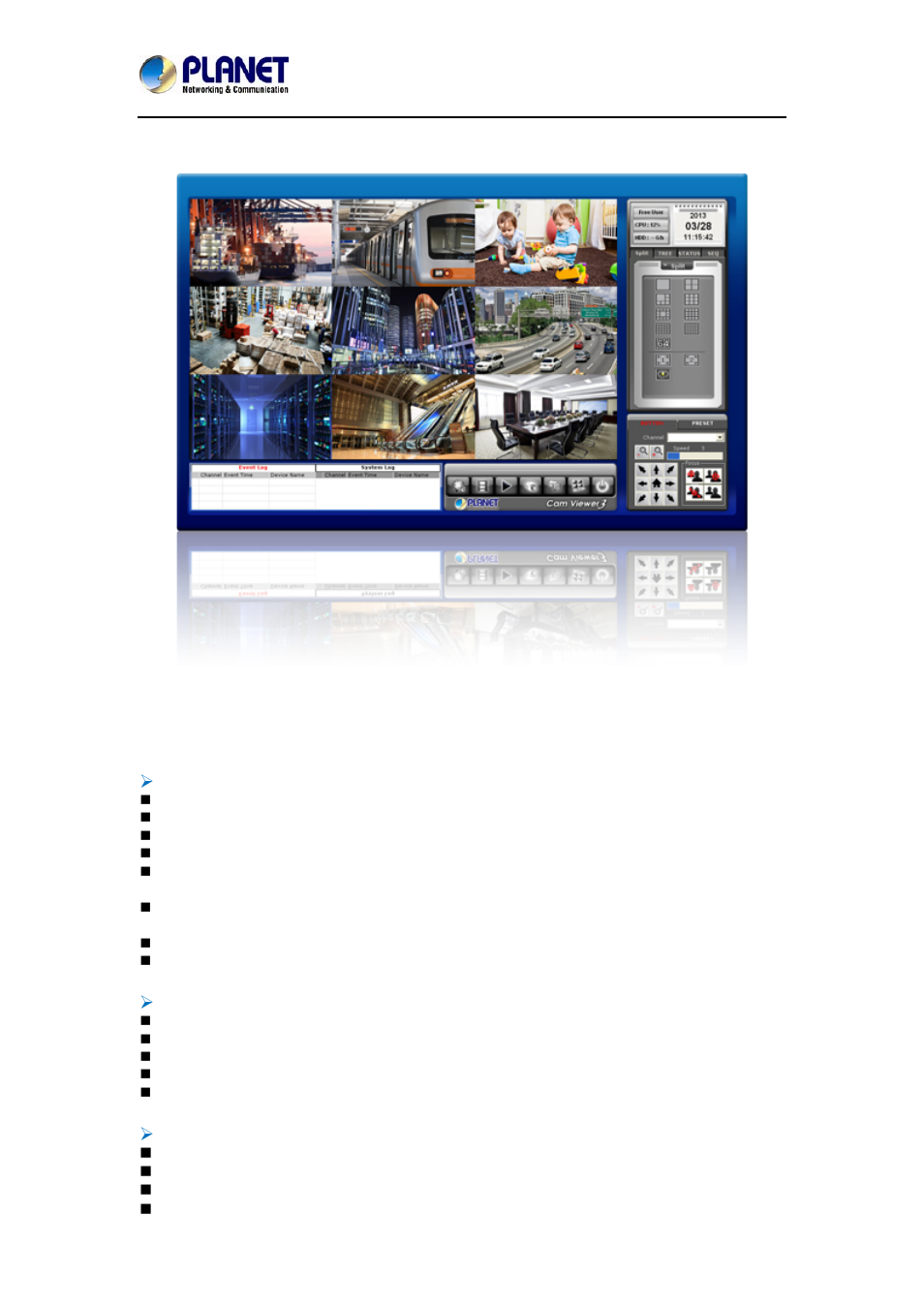 Features | PLANET ICA-3260 User Manual | Page 9 / 88
