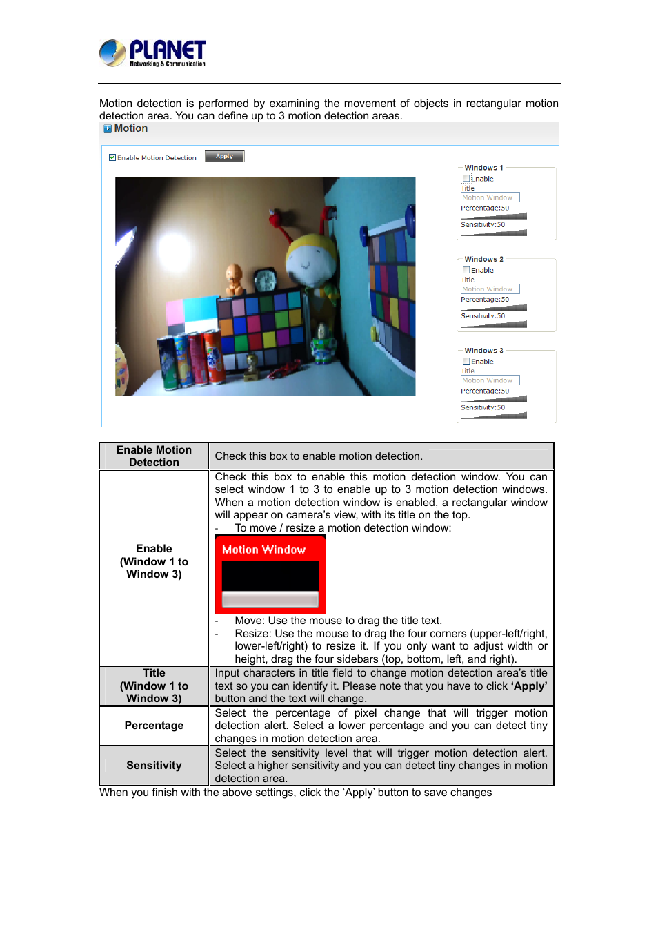 PLANET ICA-3350P User Manual | Page 43 / 67