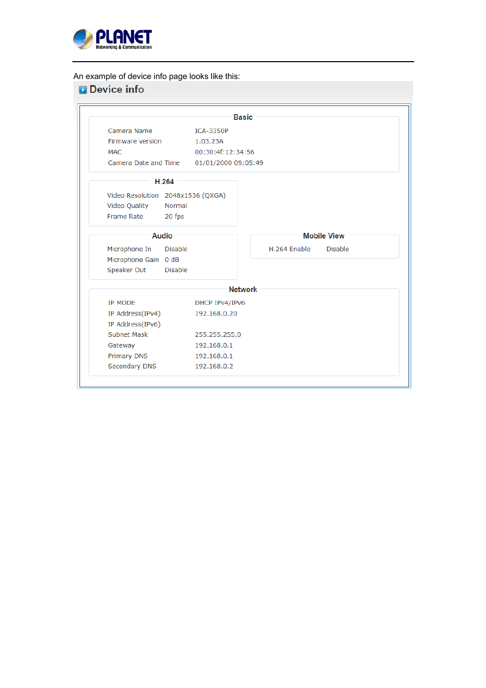 PLANET ICA-3350P User Manual | Page 57 / 67