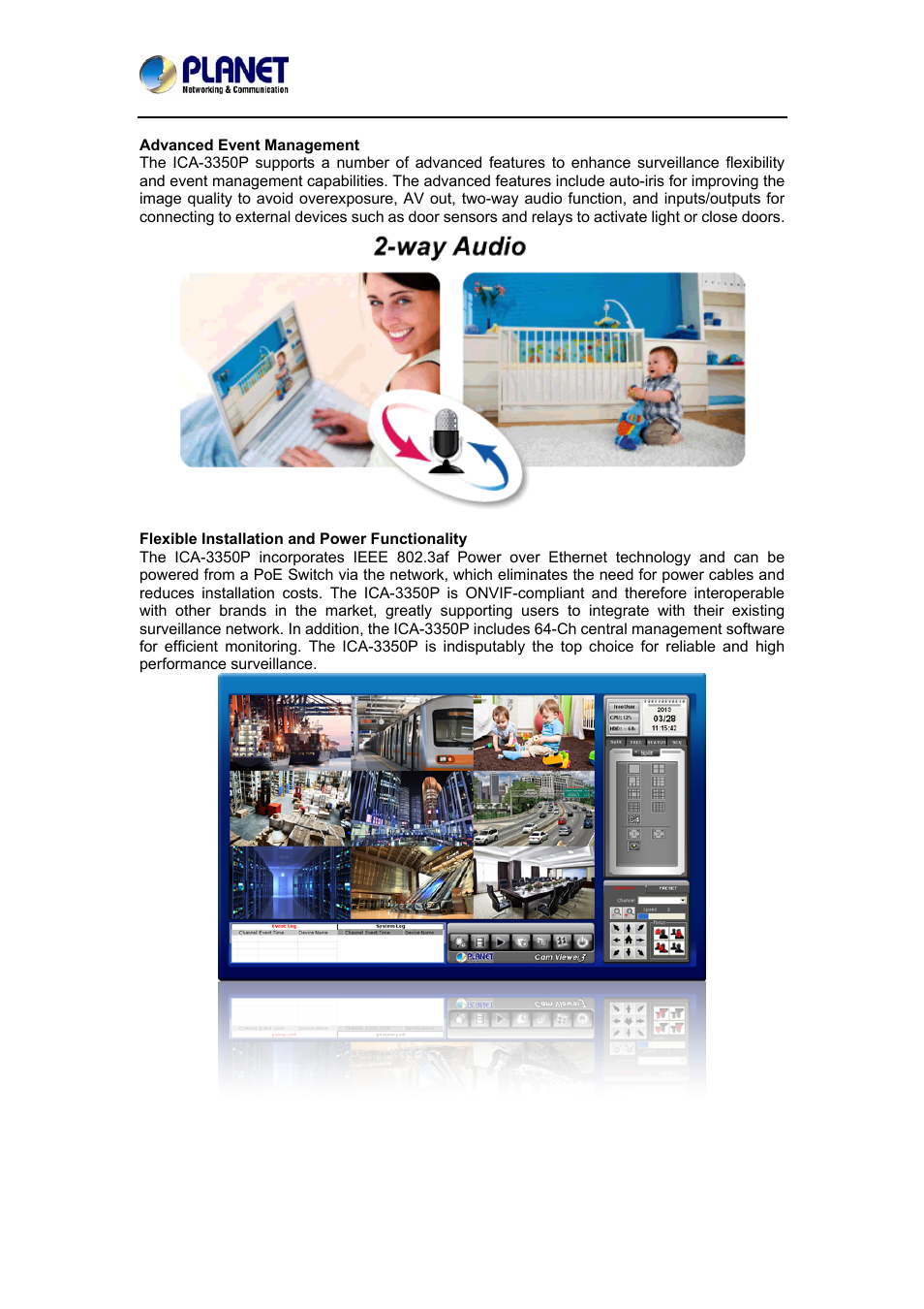 PLANET ICA-3350P User Manual | Page 7 / 67