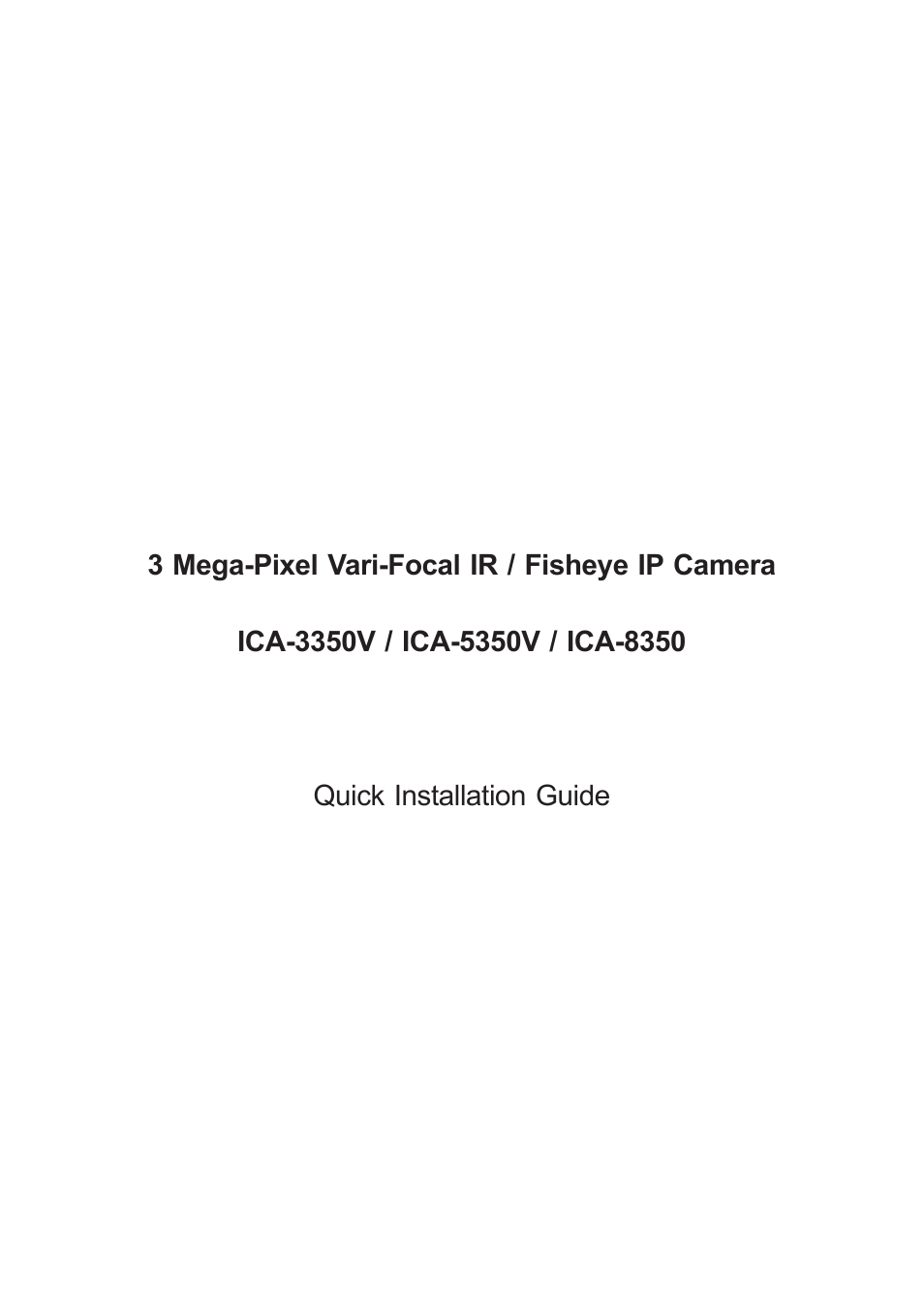 PLANET ICA-3350V User Manual | 16 pages