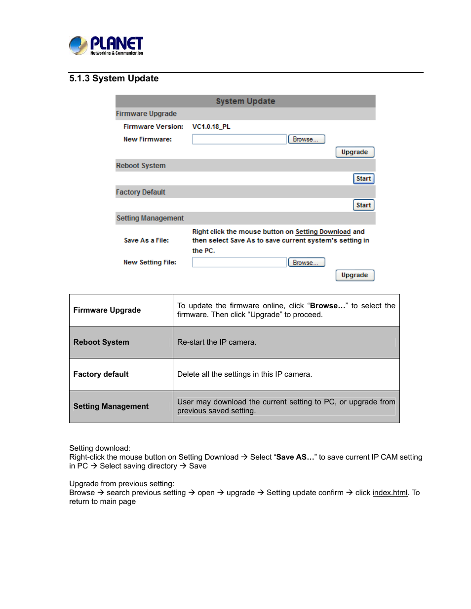 3 system update | PLANET ICA-3550V User Manual | Page 36 / 81