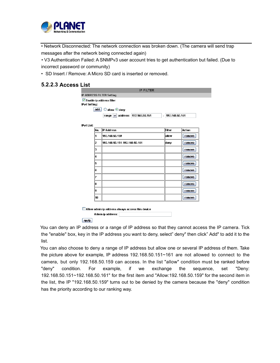 PLANET ICA-3550V User Manual | Page 43 / 81