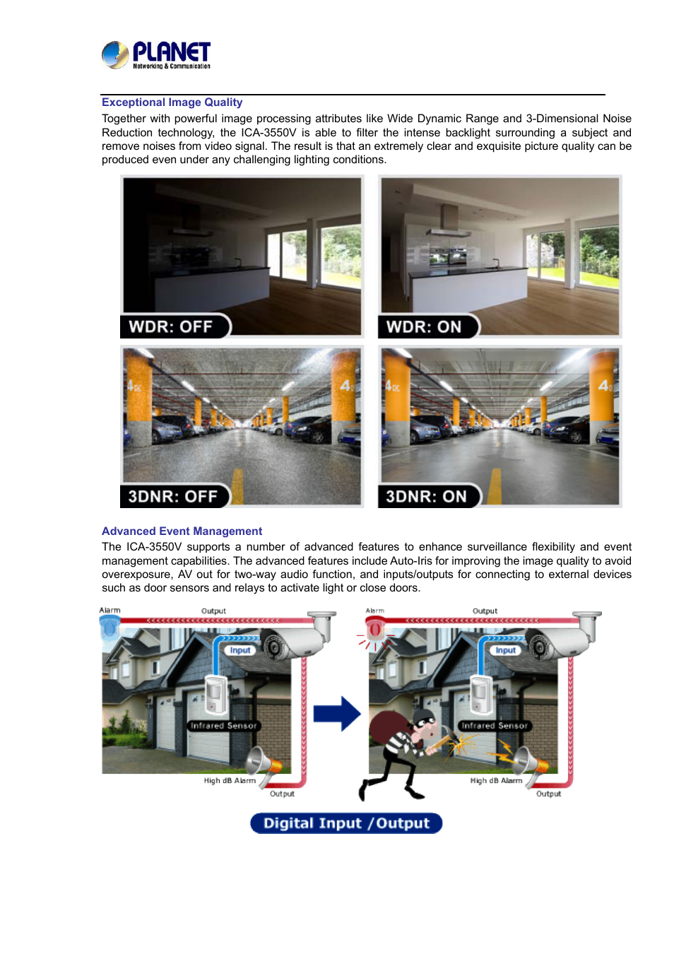 PLANET ICA-3550V User Manual | Page 7 / 81