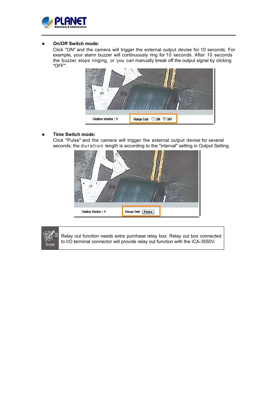 PLANET ICA-3550V User Manual | Page 14 / 74