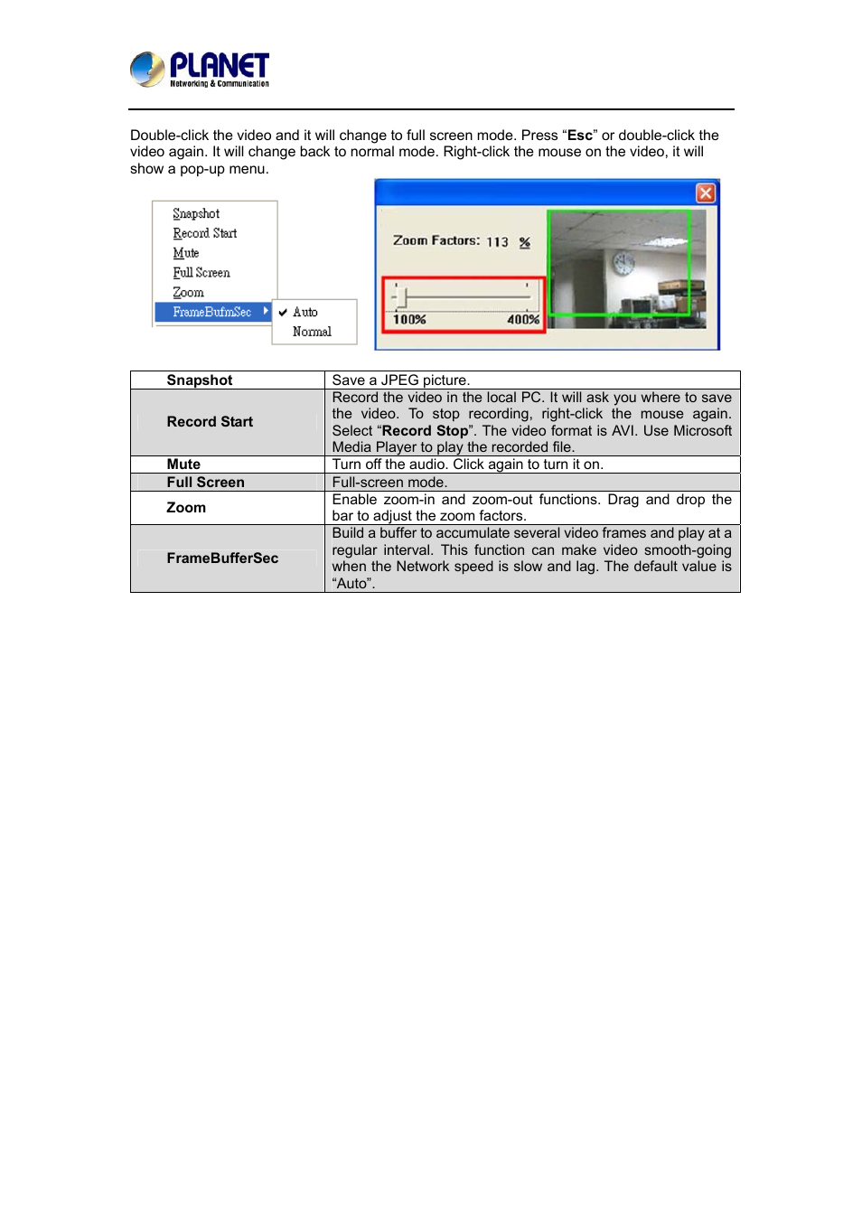PLANET ICA-3550V User Manual | Page 32 / 74