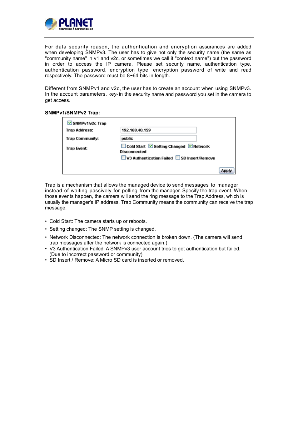 PLANET ICA-3550V User Manual | Page 43 / 74