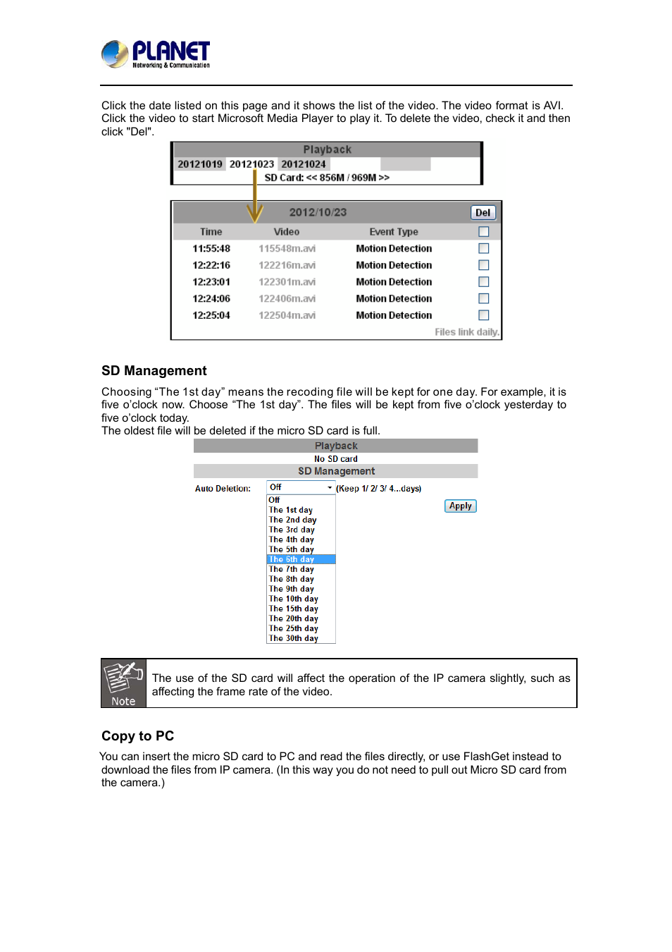 PLANET ICA-3550V User Manual | Page 60 / 74
