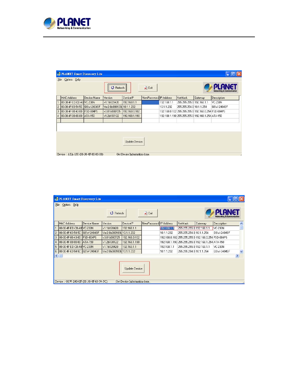1 search by planet smart discovery lite | PLANET ICA-4130S User Manual | Page 12 / 45