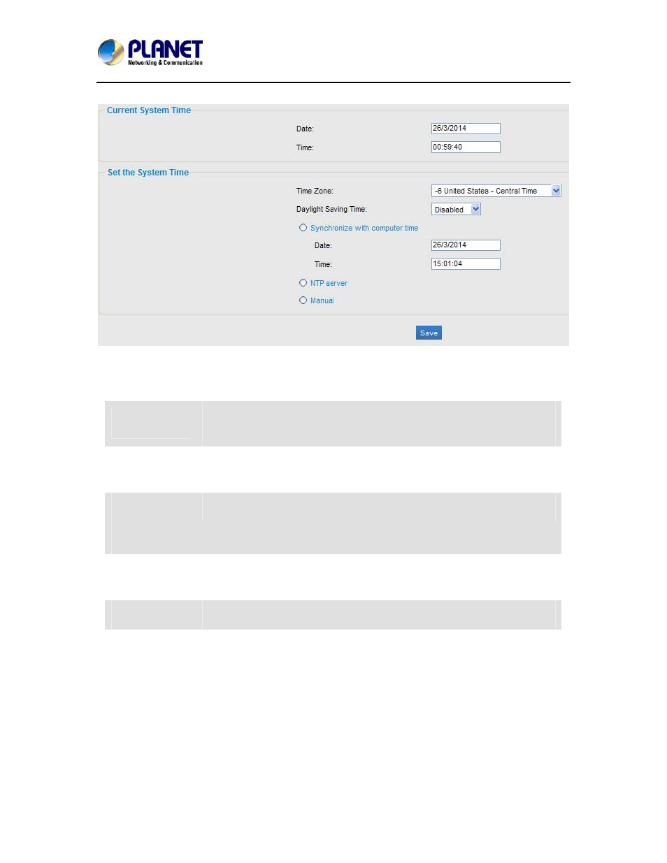5 date and time, 6 advanced settings, 1 sip | PLANET ICA-4130S User Manual | Page 26 / 45