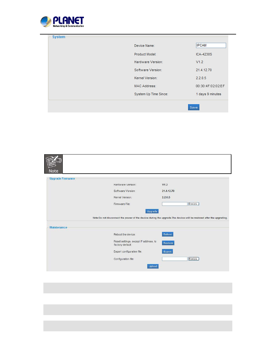 8 maintenance | PLANET ICA-4130S User Manual | Page 38 / 45
