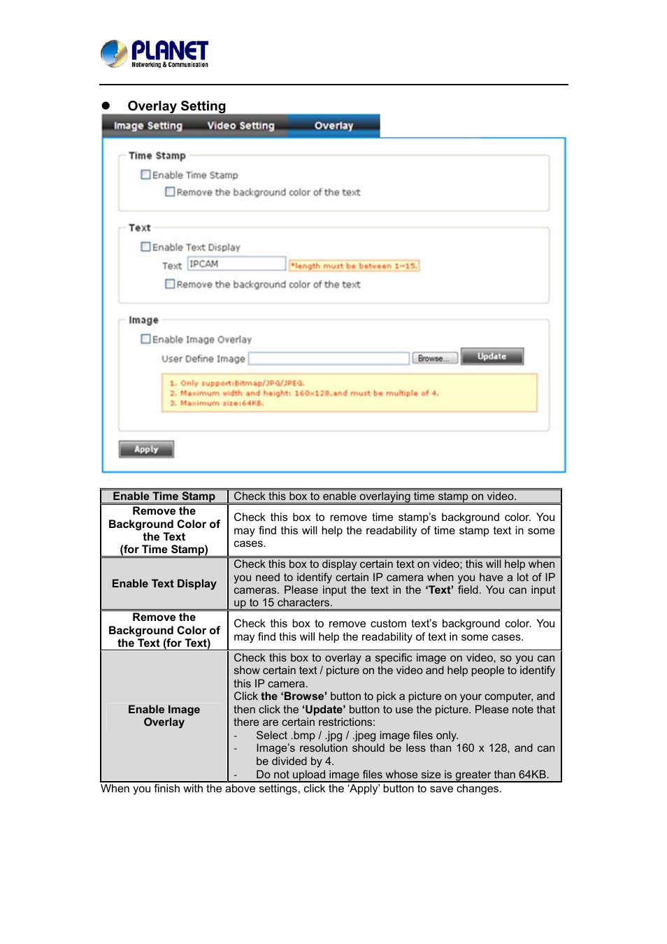 PLANET ICA-4200 User Manual | Page 37 / 60