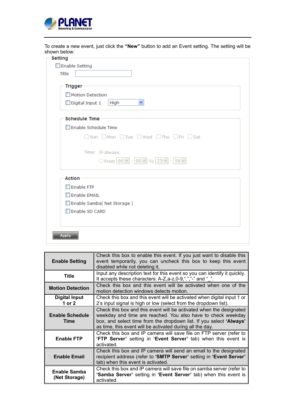 PLANET ICA-4200 User Manual | Page 41 / 60