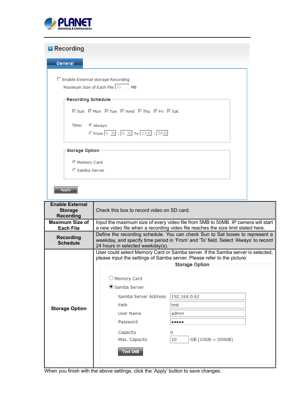 PLANET ICA-4200 User Manual | Page 46 / 60