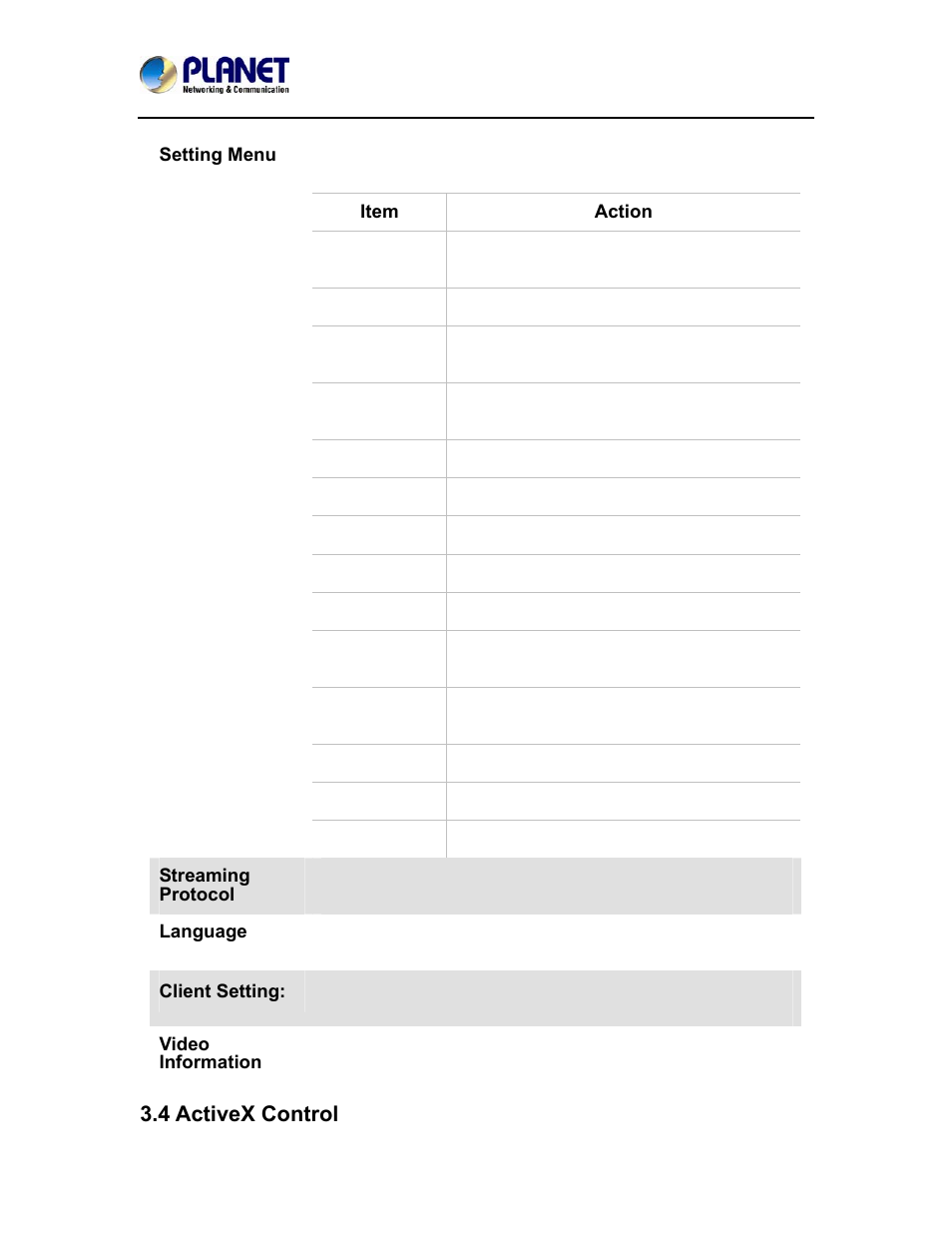 4 activex control | PLANET ICA-4200V User Manual | Page 38 / 98
