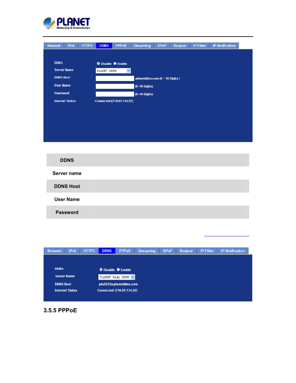 5 pppoe | PLANET ICA-4200V User Manual | Page 46 / 98