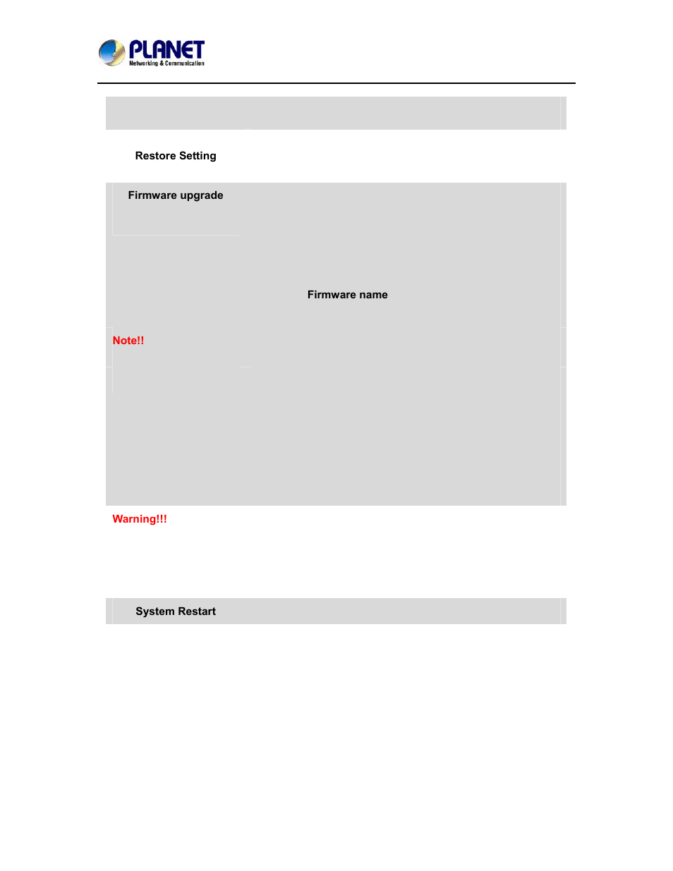 PLANET ICA-4200V User Manual | Page 61 / 98