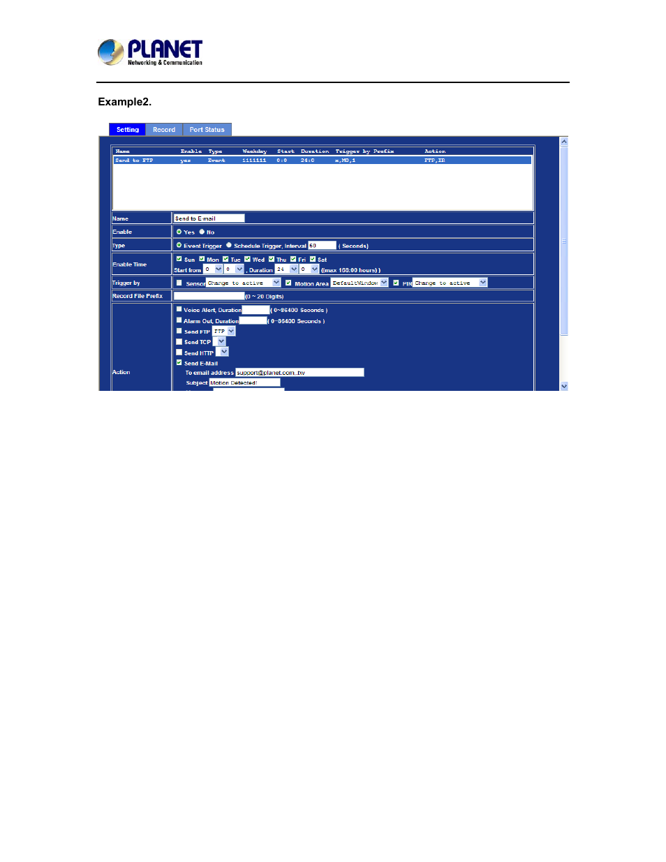 PLANET ICA-4200V User Manual | Page 83 / 98