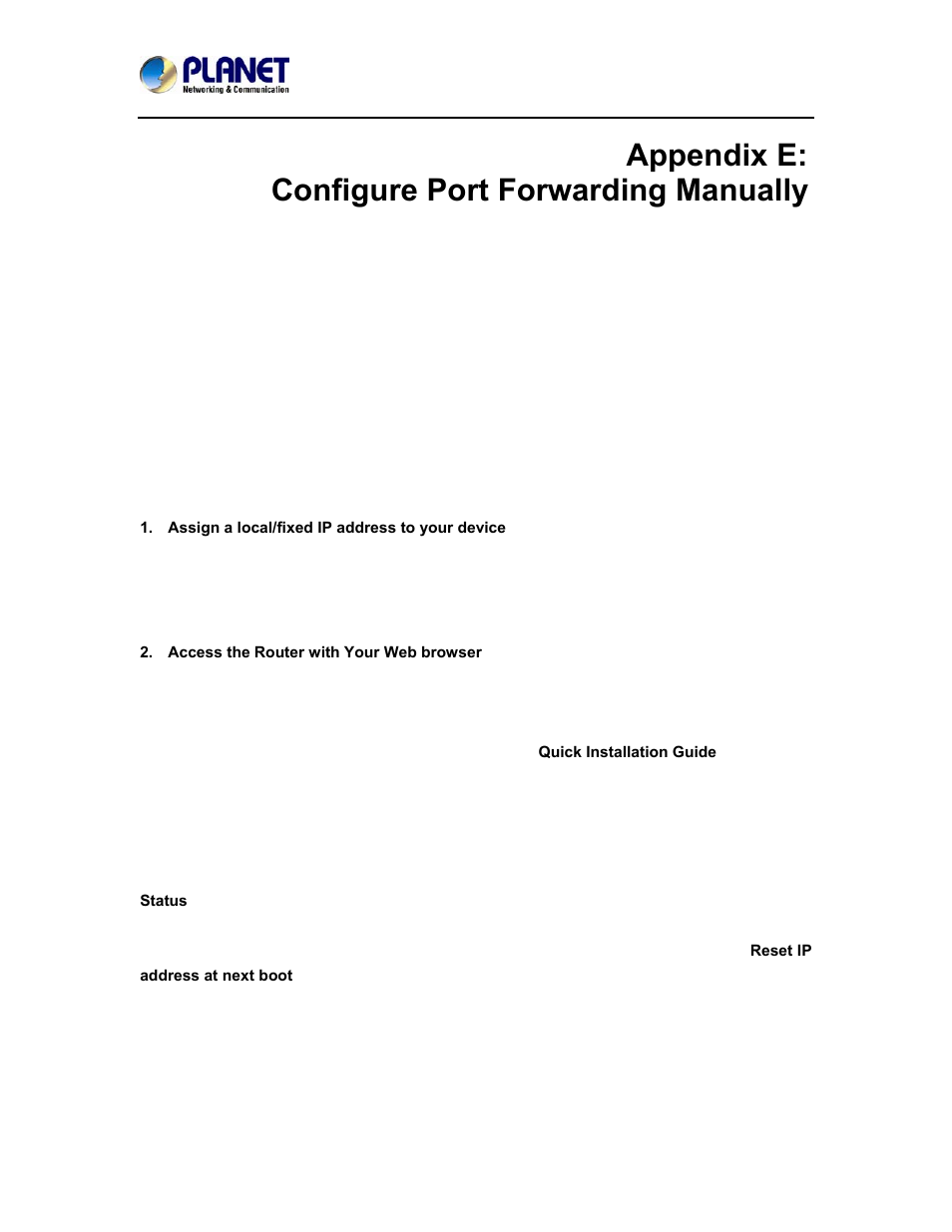 Appendix e: configure port forwarding manually | PLANET ICA-4200V User Manual | Page 90 / 98