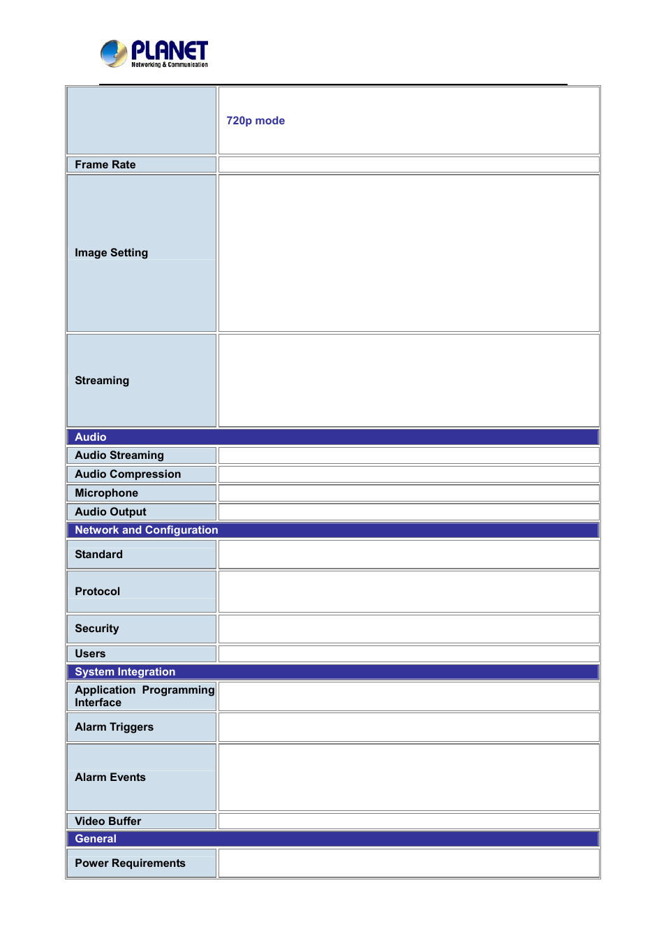 PLANET ICA-4200V User Manual | Page 11 / 87