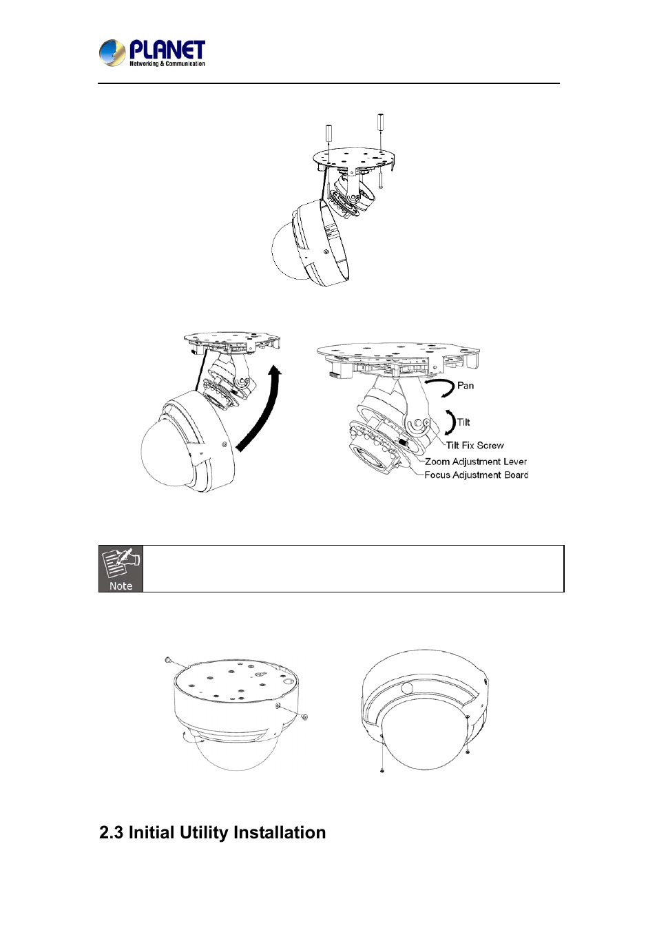 3 initial utility installation | PLANET ICA-4200V User Manual | Page 17 / 87