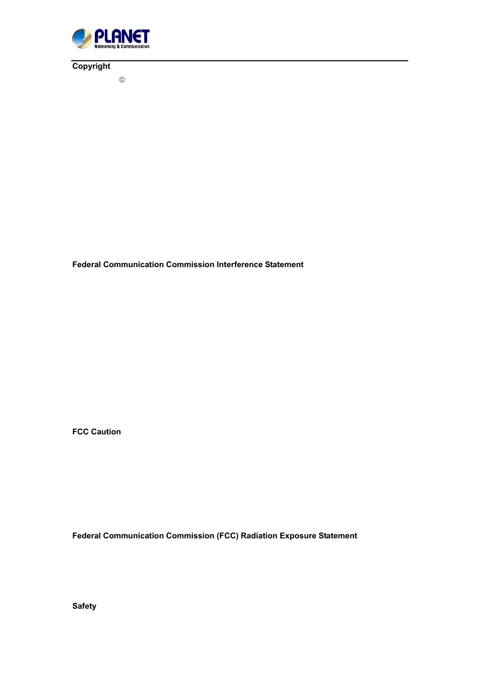 PLANET ICA-4200V User Manual | Page 2 / 87