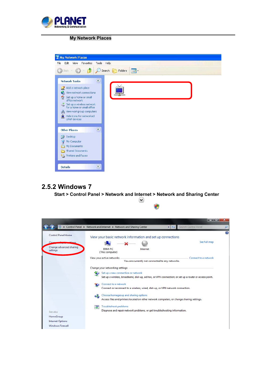 2 windows 7 | PLANET ICA-4200V User Manual | Page 27 / 87