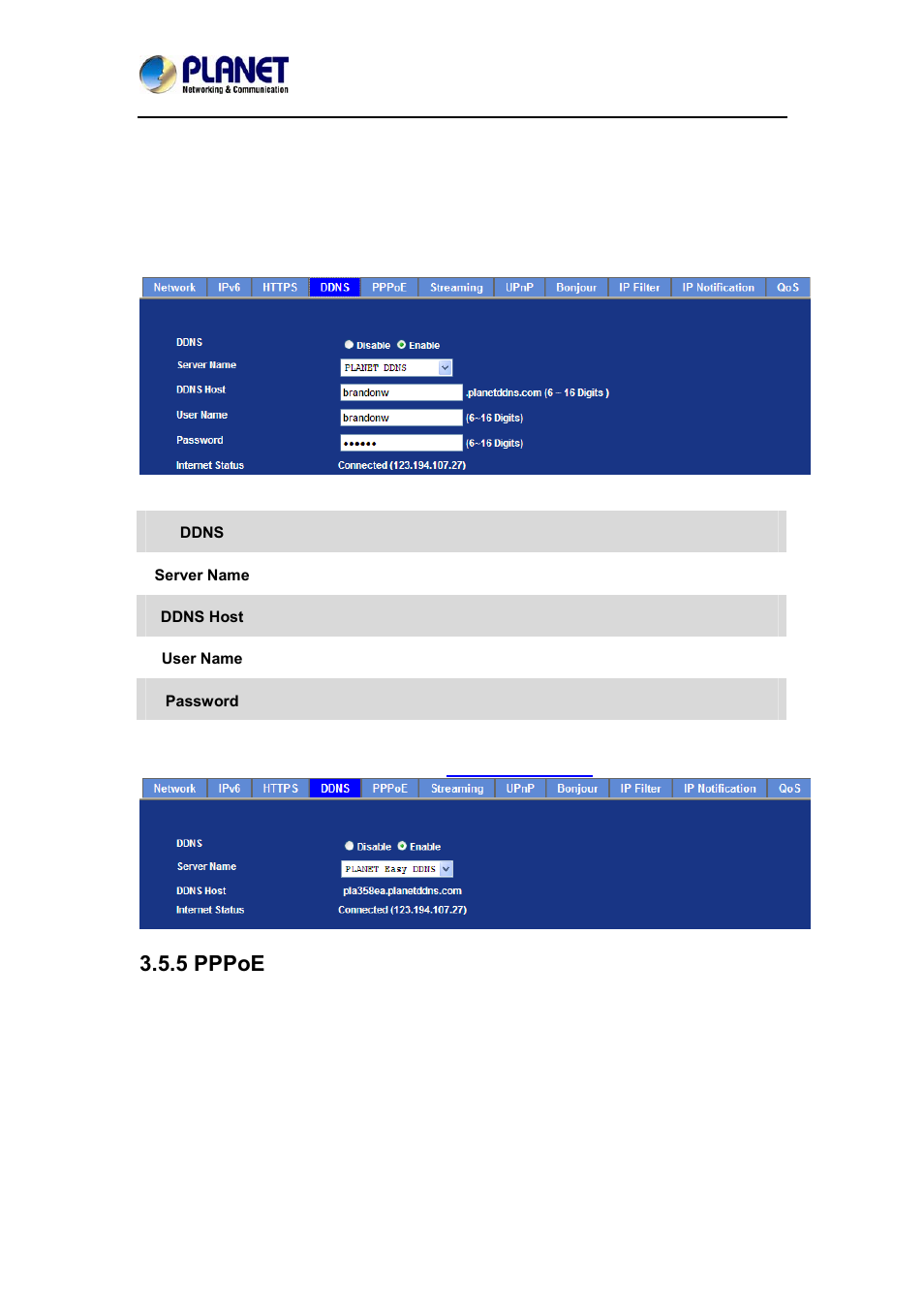 5 pppoe | PLANET ICA-4200V User Manual | Page 41 / 87