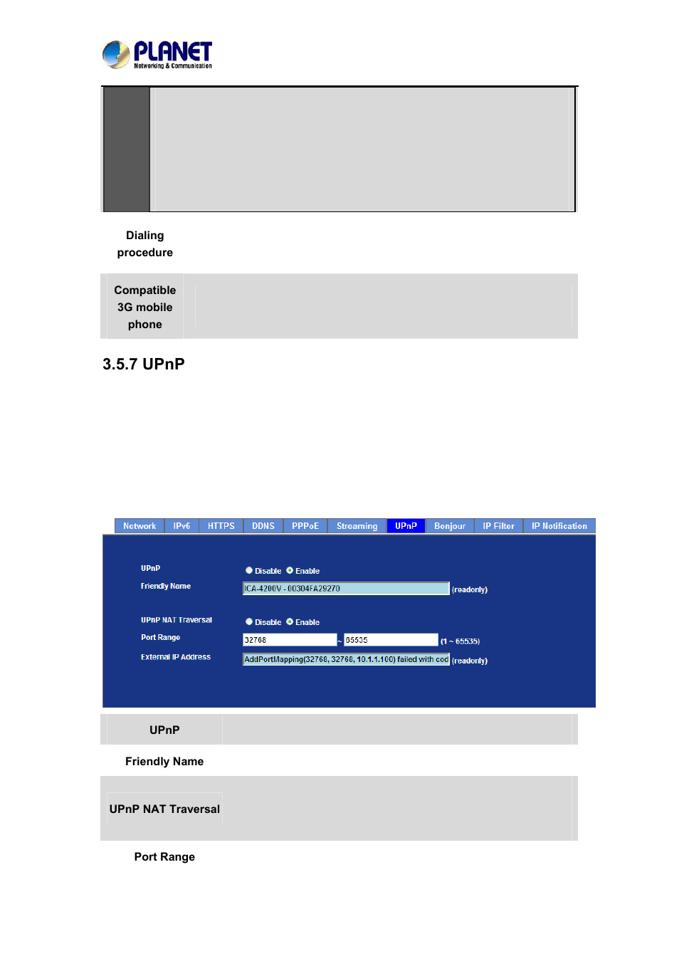 7 upnp | PLANET ICA-4200V User Manual | Page 43 / 87