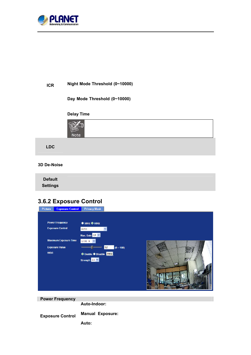 2 exposure control | PLANET ICA-4200V User Manual | Page 48 / 87