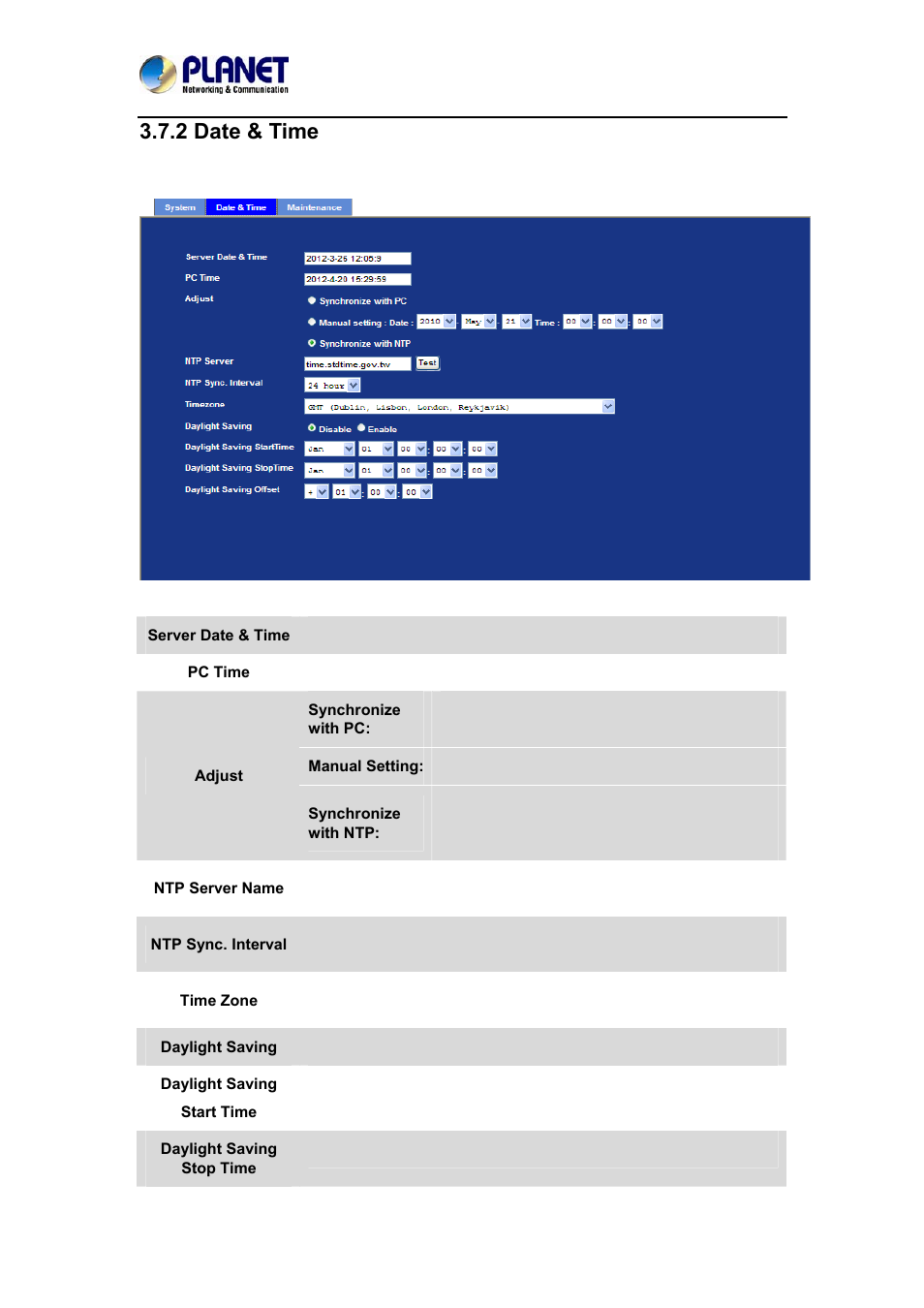 2 date & time | PLANET ICA-4200V User Manual | Page 51 / 87