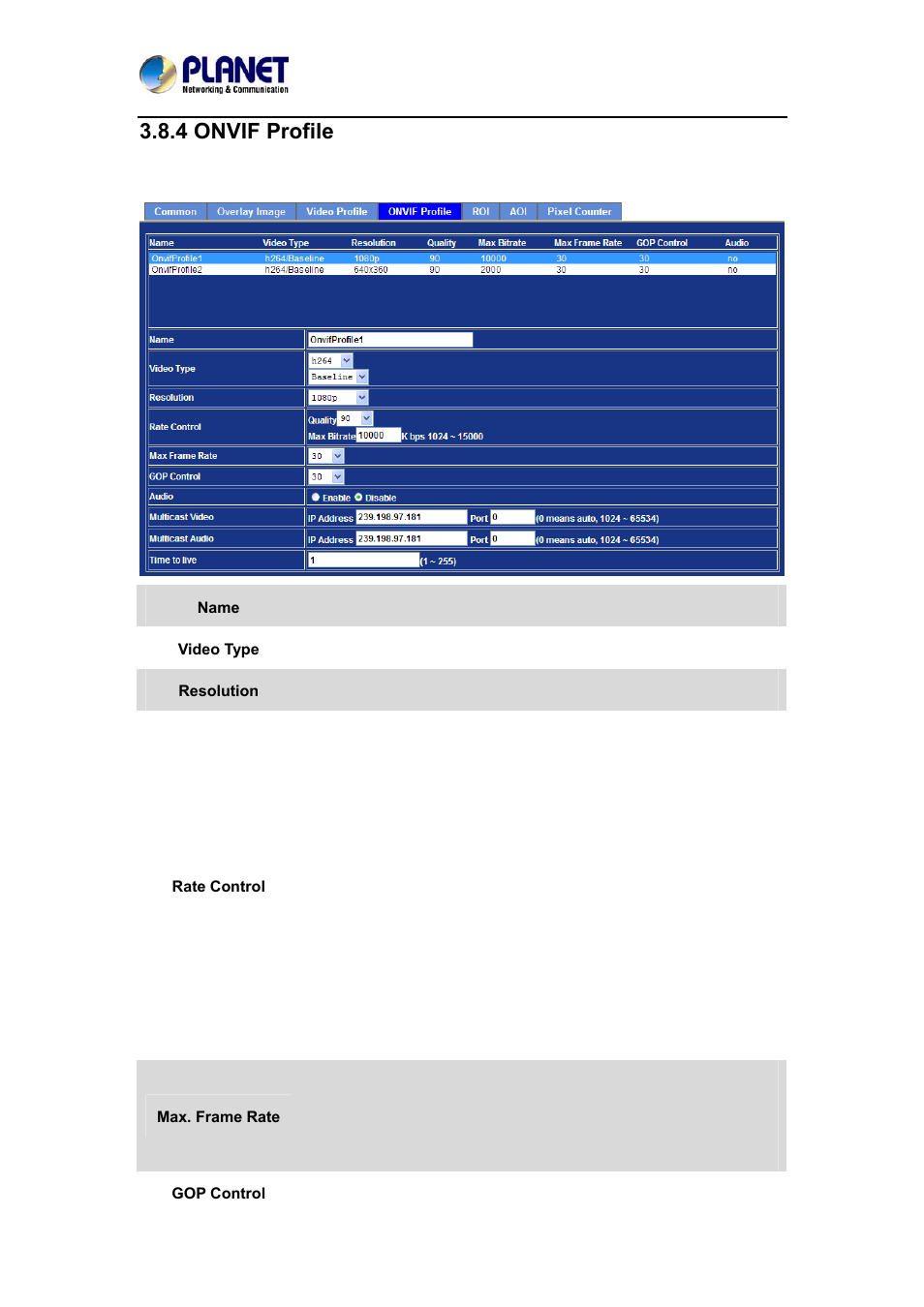 4 onvif profile | PLANET ICA-4200V User Manual | Page 57 / 87