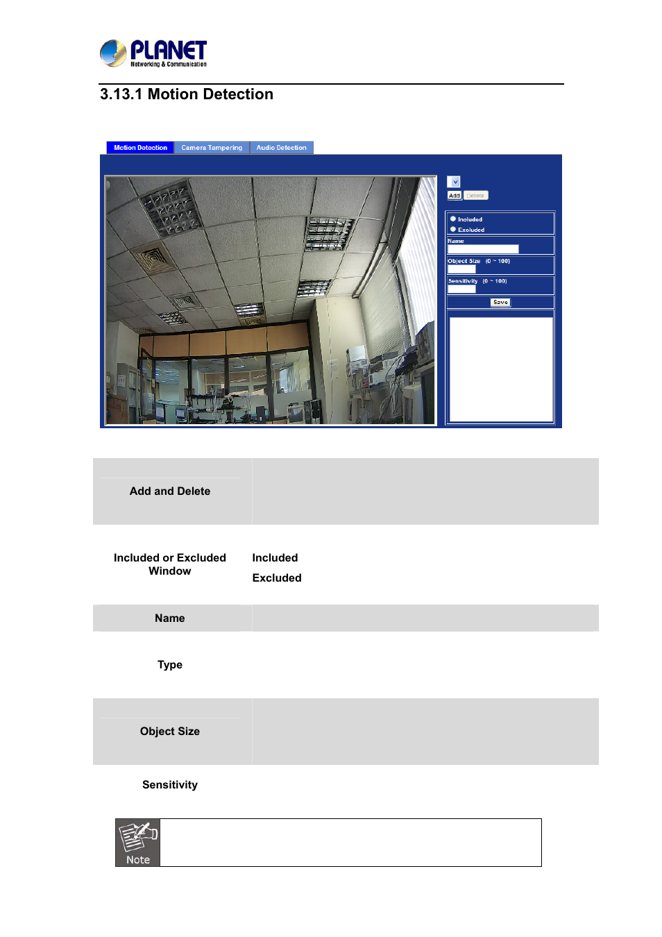 1 motion detection | PLANET ICA-4200V User Manual | Page 64 / 87