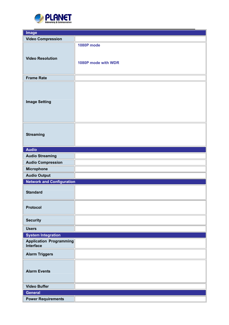 PLANET ICA-4210P User Manual | Page 11 / 93