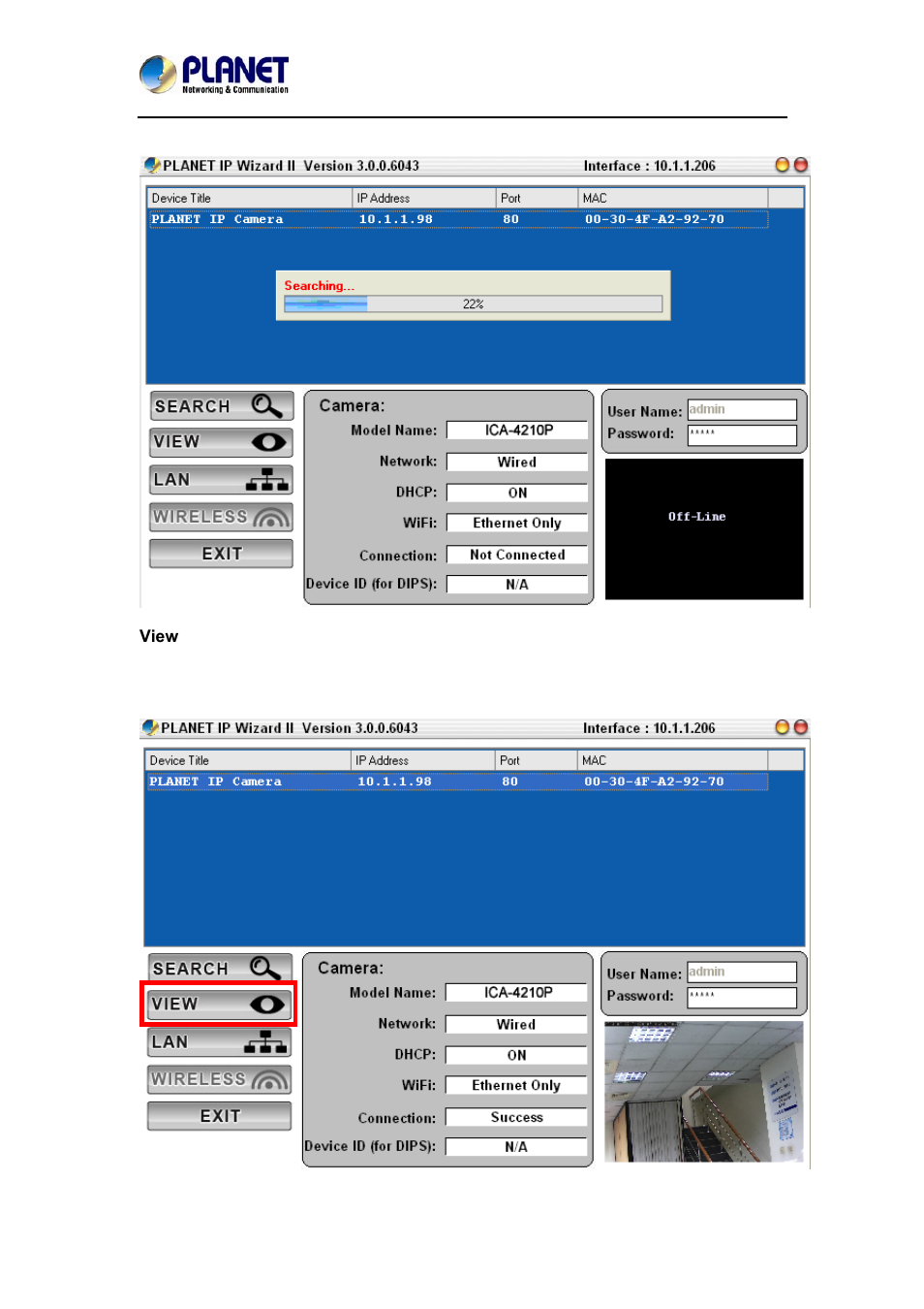 PLANET ICA-4210P User Manual | Page 20 / 93