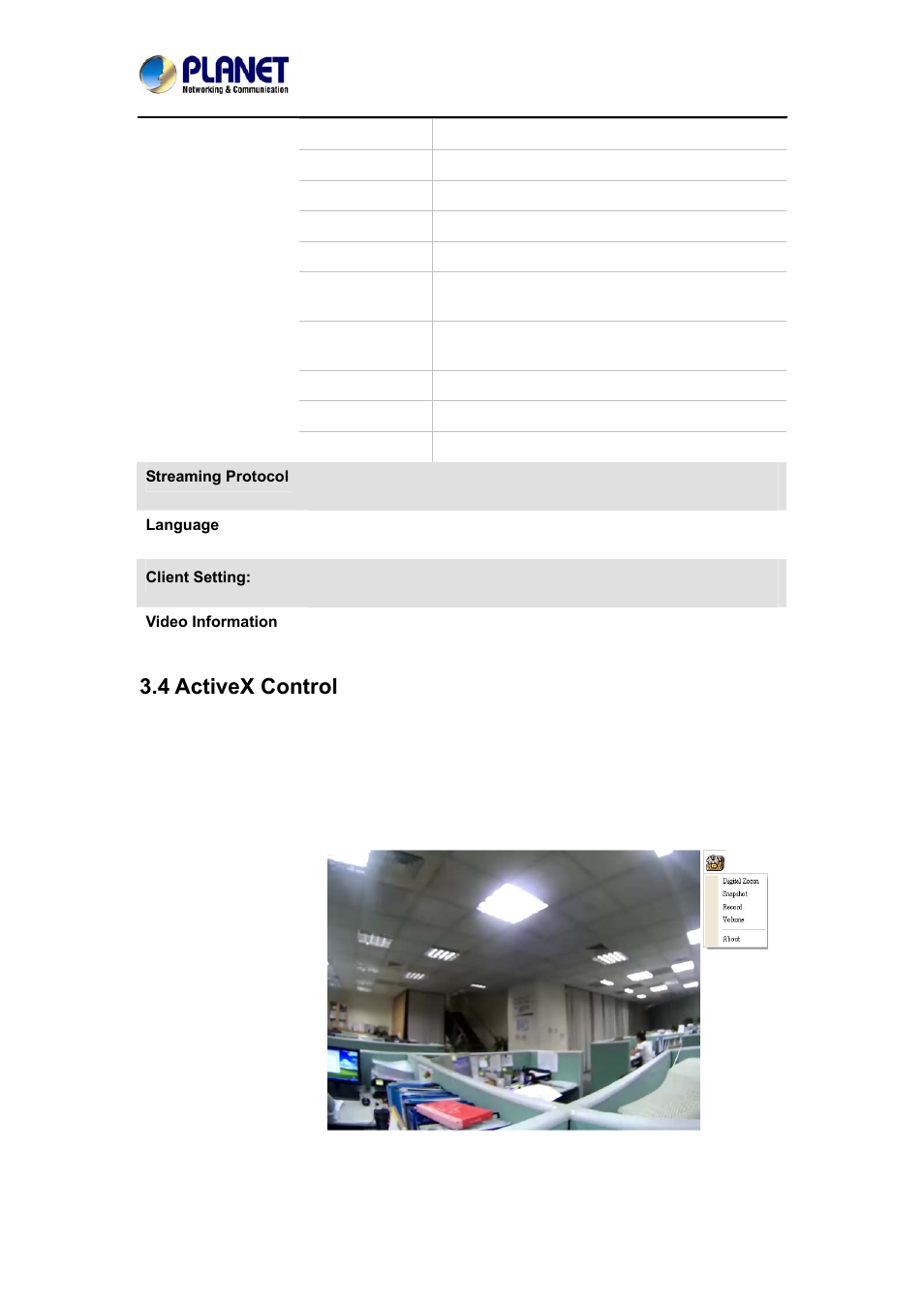 4 activex control | PLANET ICA-4210P User Manual | Page 34 / 93