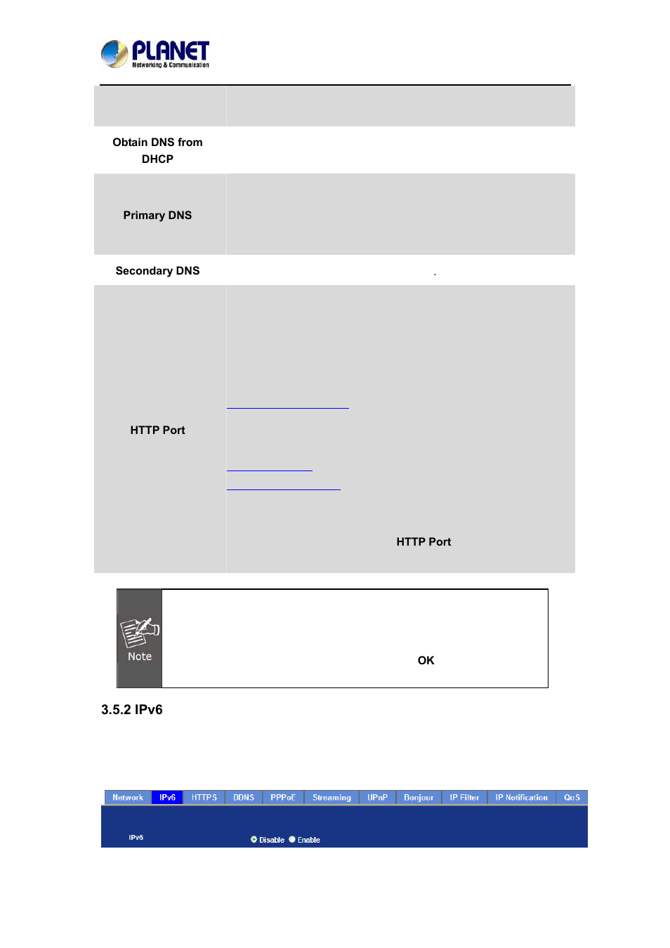 2 ipv6 | PLANET ICA-4210P User Manual | Page 38 / 93