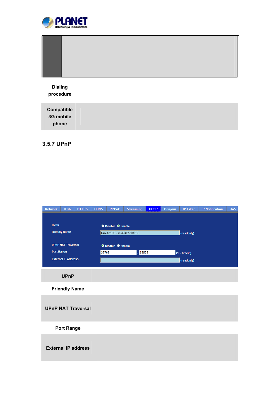 7 upnp | PLANET ICA-4210P User Manual | Page 42 / 93