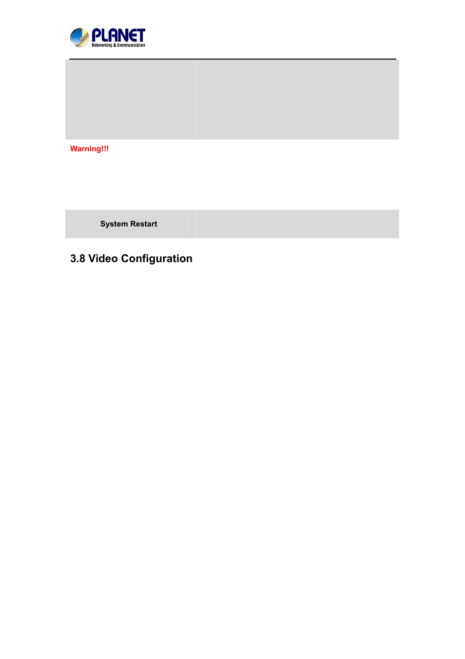 8 video configuration | PLANET ICA-4210P User Manual | Page 55 / 93