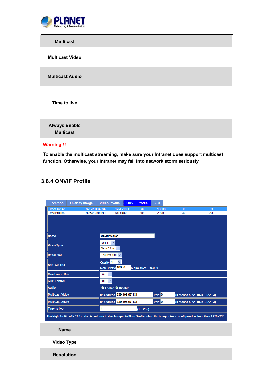 4 onvif profile | PLANET ICA-4210P User Manual | Page 59 / 93