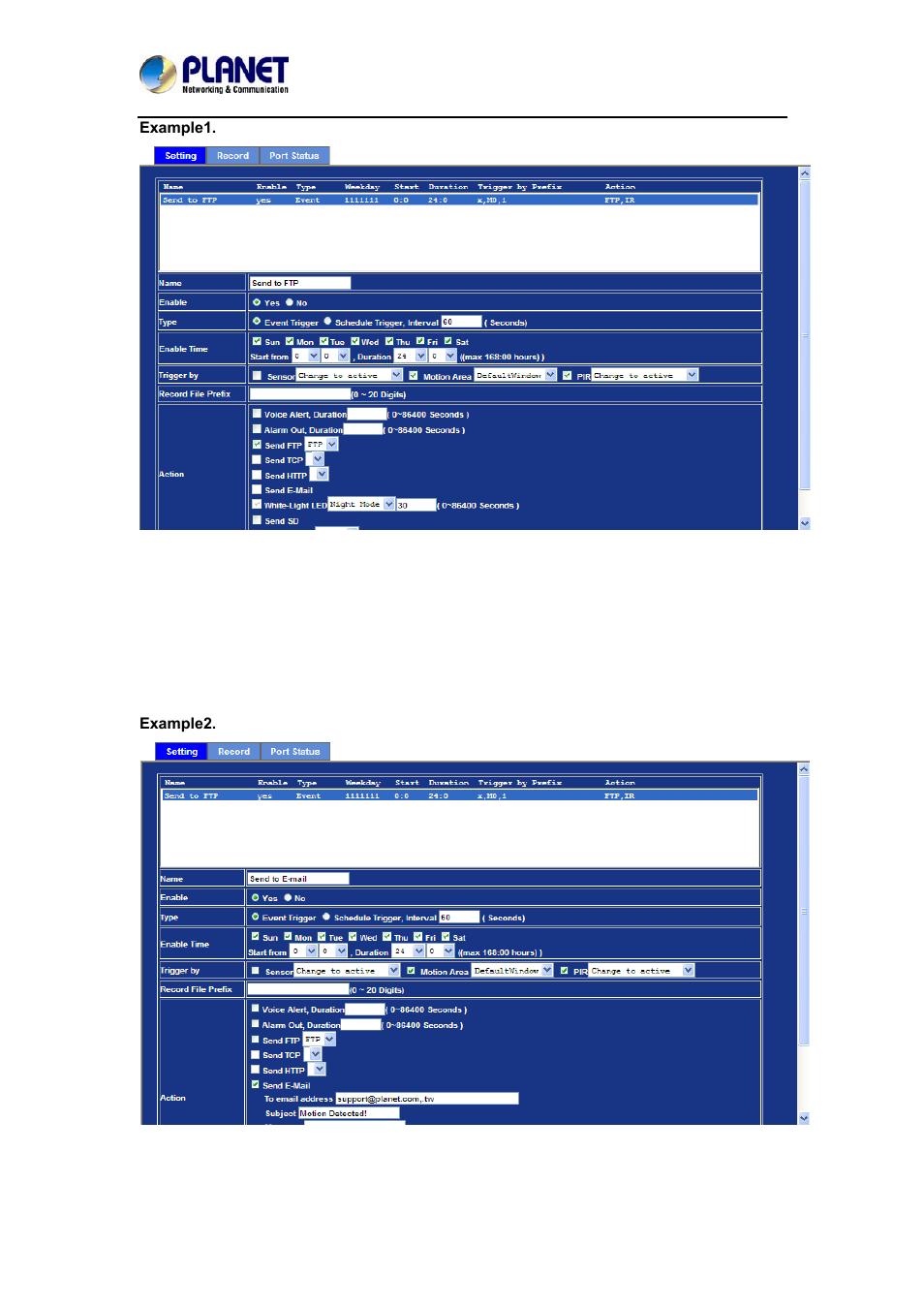 PLANET ICA-4210P User Manual | Page 78 / 93