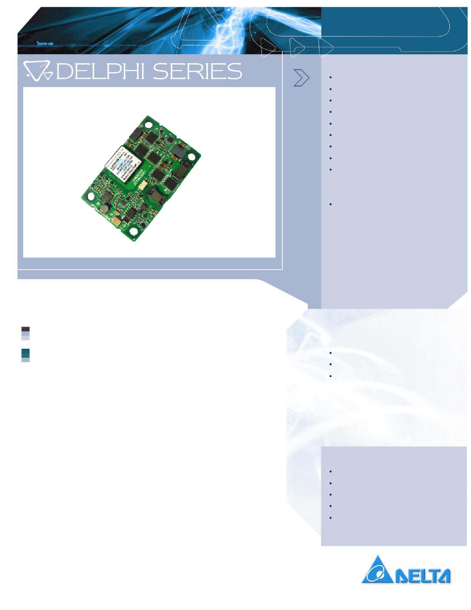 Delta Electronics Q48DV User Manual | 2 pages