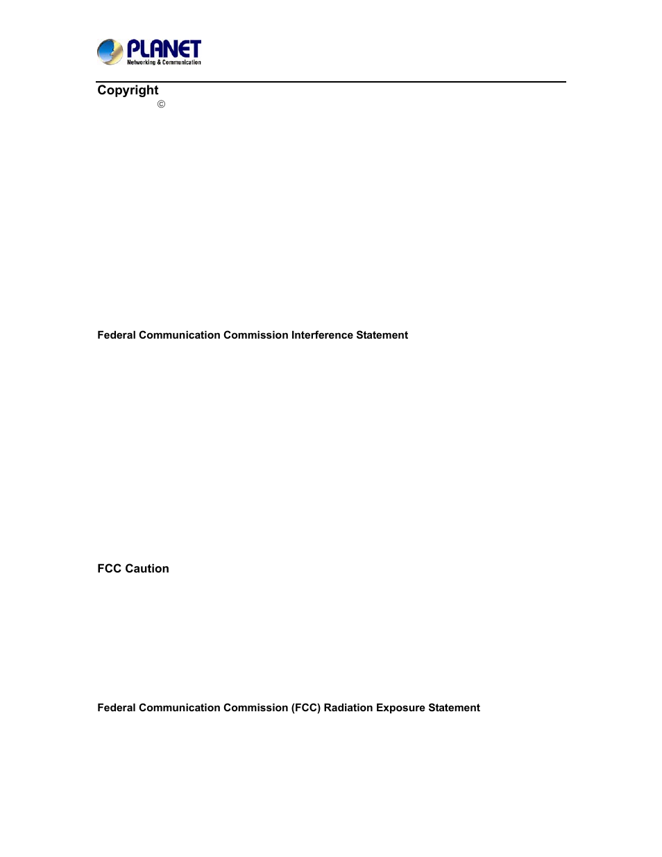 PLANET ICA-4500V User Manual | Page 2 / 99