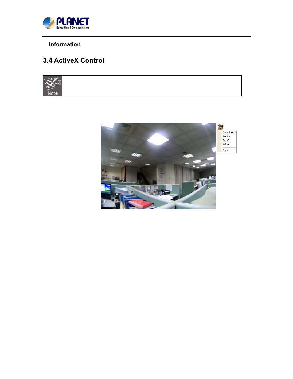 4 activex control | PLANET ICA-4500V User Manual | Page 40 / 99
