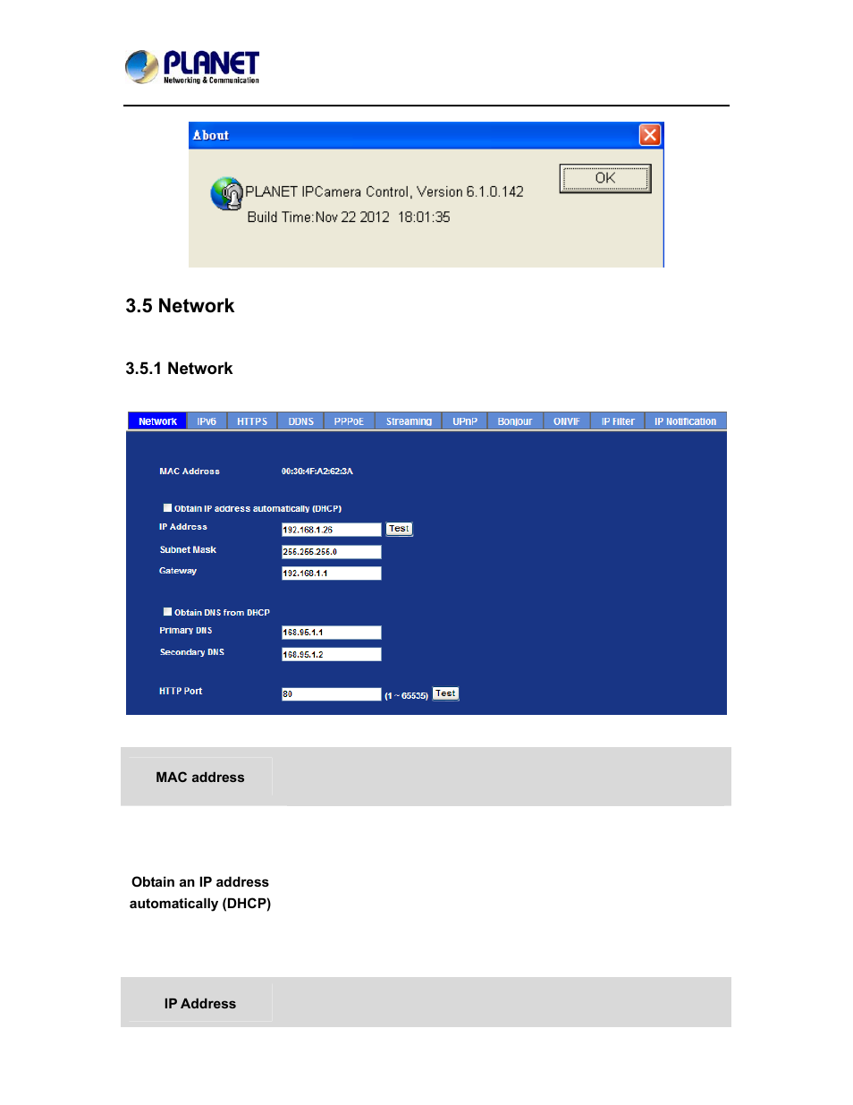 5 network, 1 network | PLANET ICA-4500V User Manual | Page 43 / 99